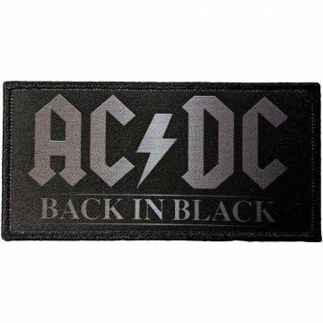 【予約商品】AC/DC Printed Patch: Back In Black 1 (Standard)