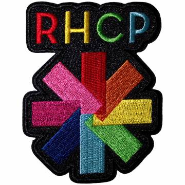 【予約商品】RED HOT CHILI PEPPERS Woven Patch: Rainbow Asterisk