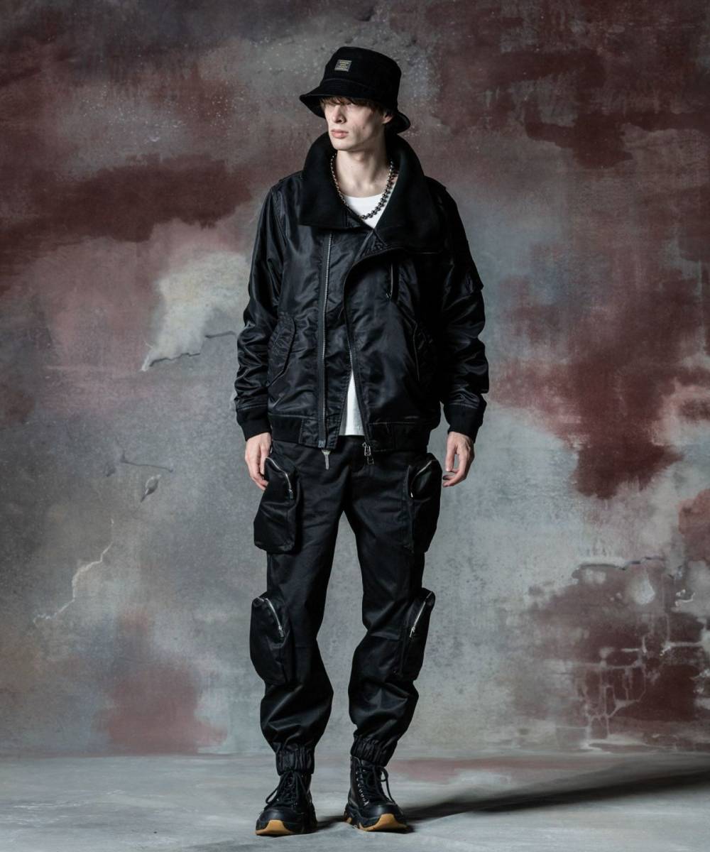 予約商品】glamb(グラム)GB0324/JKT13 : High Neck MA-1 予約商品】glamb(グラム)GB0324/JKT13 : High Neck MA-1