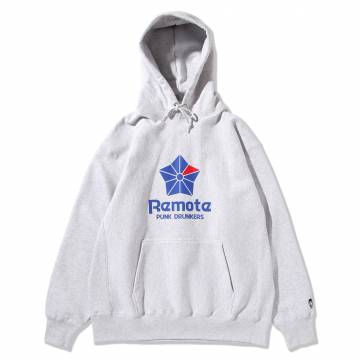 【予約商品】PUNK DRUNKERS (パンクドランカーズ)リモート用パーカ - ASH