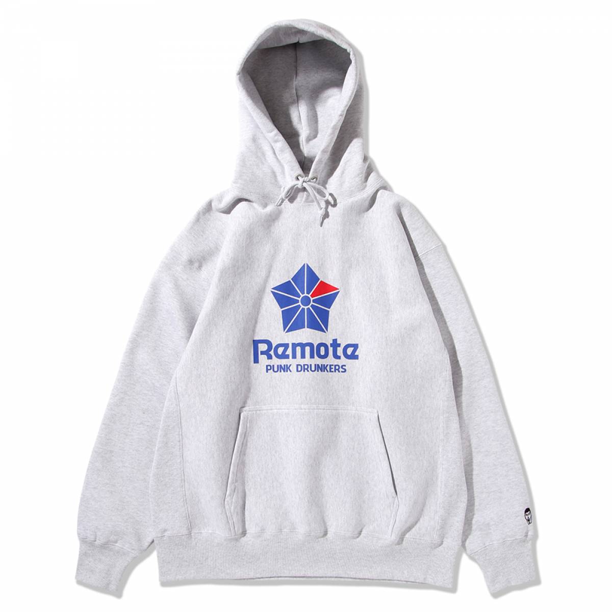 【予約商品】PUNK DRUNKERS (パンクドランカーズ)リモート用パーカ - ASH