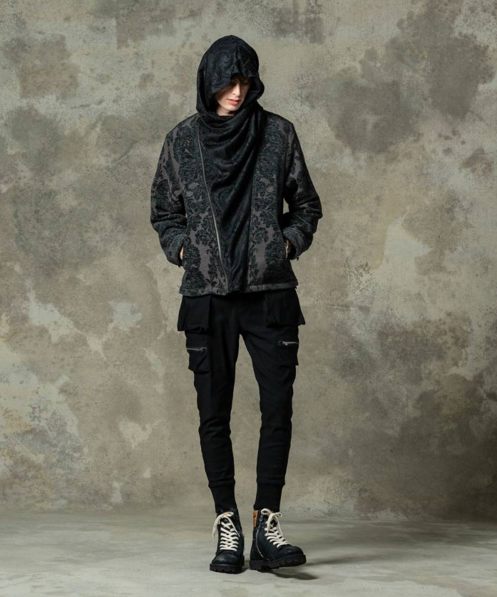glamb(グラム) STUNN Drape Neck Jacket / スタンドレープネック glamb(グラム) STUNN Drape Neck Jacket / スタンドレープネック