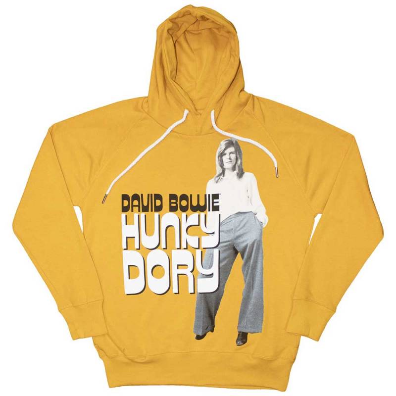 【予約商品】DAVID BOWIE Unisex Pullover Hoodie: Hunky Dory 2 (Mustard Yellow)