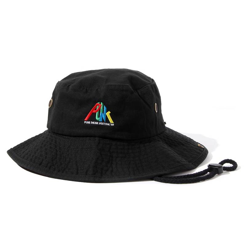 【予約商品】PUNK DRUNKERS (パンク・ドランカーズ) PUNKフェスHAT - BLACK