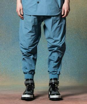 【予約商品】glamb(グラム)GB0225/P09 : Deformed Tuck Sarrouel Pants / デフォームタックサルエルパンツ - Blue