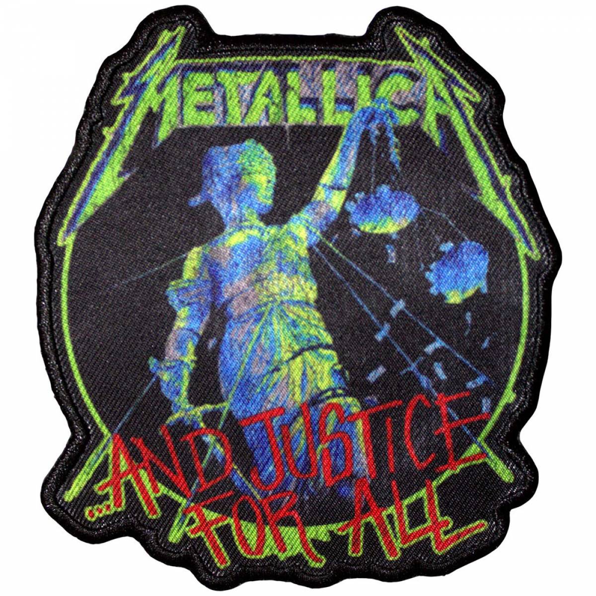 【予約商品】METALLICA Printed Patch: And Justice For All (Standard Size)