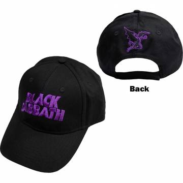【予約商品】BLACK SABBATH Unisex Baseball Cap: Demon & Logo - BLACK