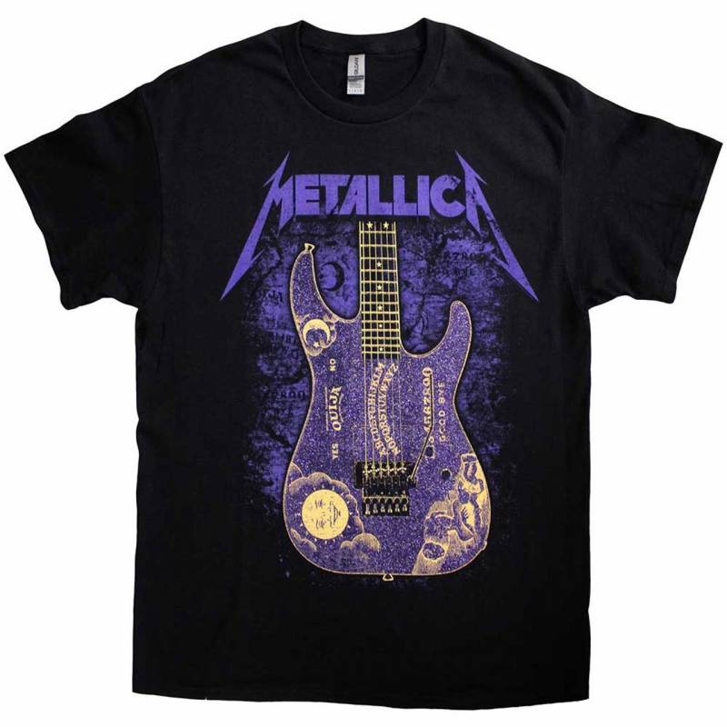 【予約商品】METALLICA バンドTシャツ ユニセックス: Ouija Purple (Black)