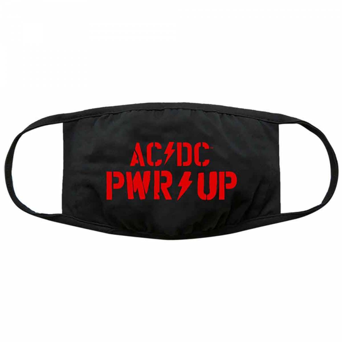 【予約商品】AC/DC Face Mask: PWR-UP Logo - BLACK