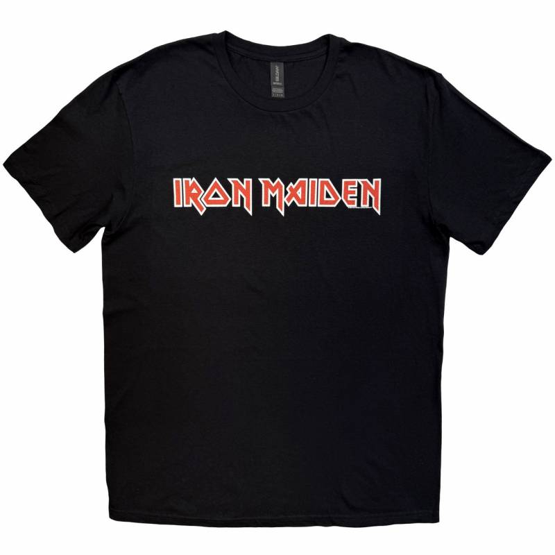 【予約商品】IRON MAIDEN バンドTシャツ ユニセックス: Logo (Black)