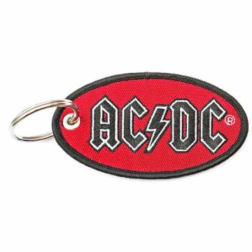 【予約商品】AC/DC Keychain: Oval Logo (Double Sided Patch)
