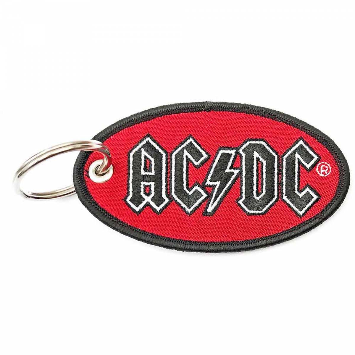 【予約商品】AC/DC Keychain: Oval Logo (Double Sided Patch)