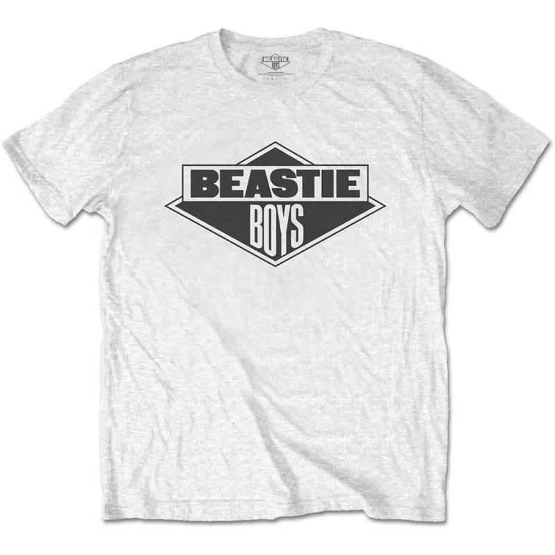 【予約商品】The BEASTIE BOYS バンドTシャツ ユニセックス: B&W Logo (White)