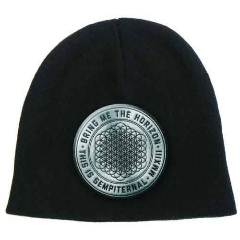 【予約商品】BRING ME THE HORIZON Unisex Beanie Hat: This is Sempiternal (Black) - BLACK