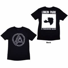 【予約商品】LINKIN PARK バンドTシャツ ユニセックス: A Thousand Suns (Black) (Back Print) - BLACK