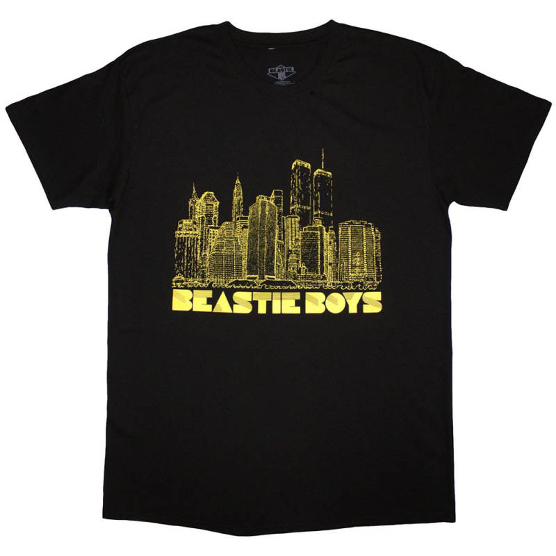 【予約商品】The BEASTIE BOYS バンドTシャツ ユニセックス: NYC Skyline (Black)