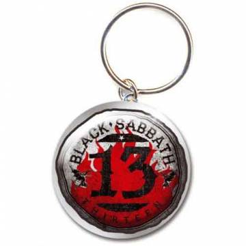 【予約商品】BLACK SABBATH Keychain: 13 Flame Circle (Photo-print)