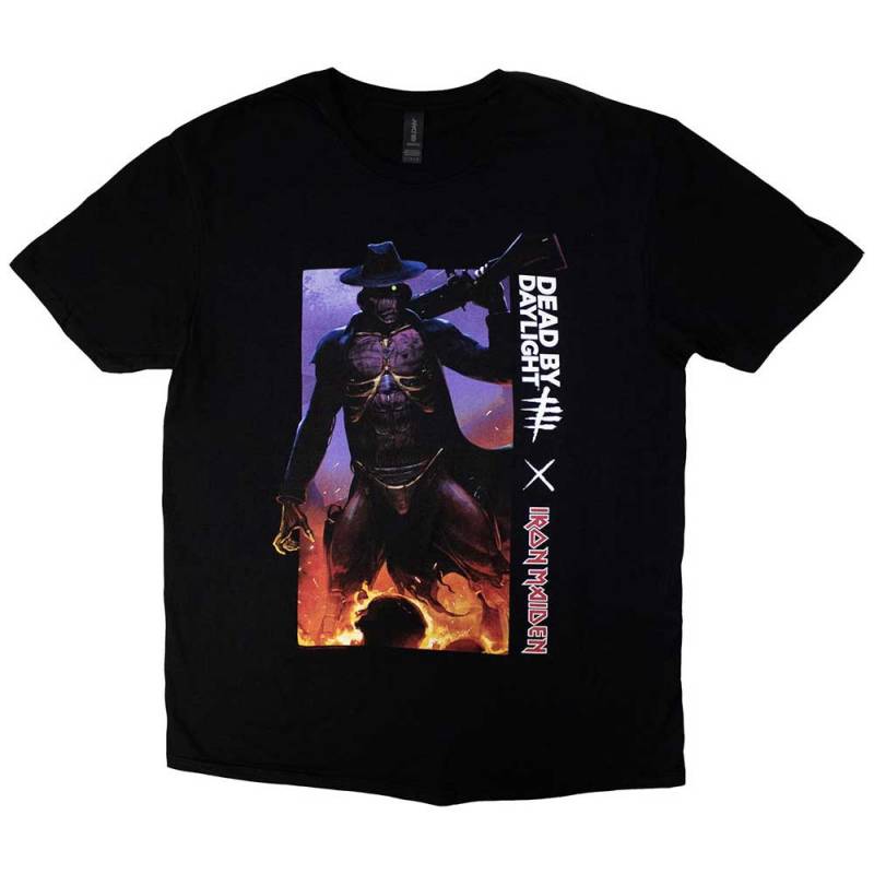 【予約商品】IRON MAIDEN バンドTシャツ ユニセックス: Dead By Daylight Gunslinger (Black)