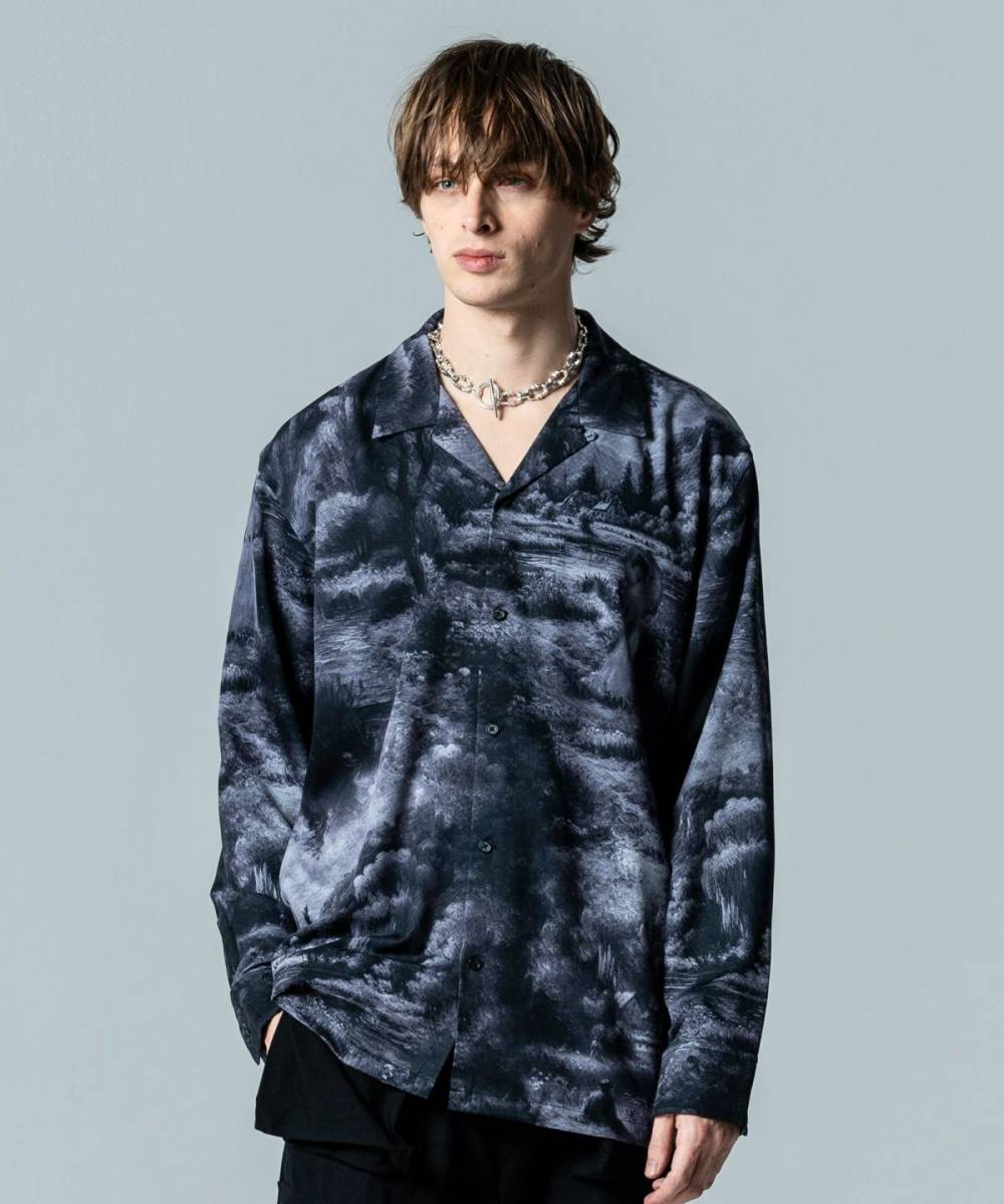 glamb(グラム)GB0125/SH02 : Parasol Woman Shirt / パラソルウーマンシャツ - Black