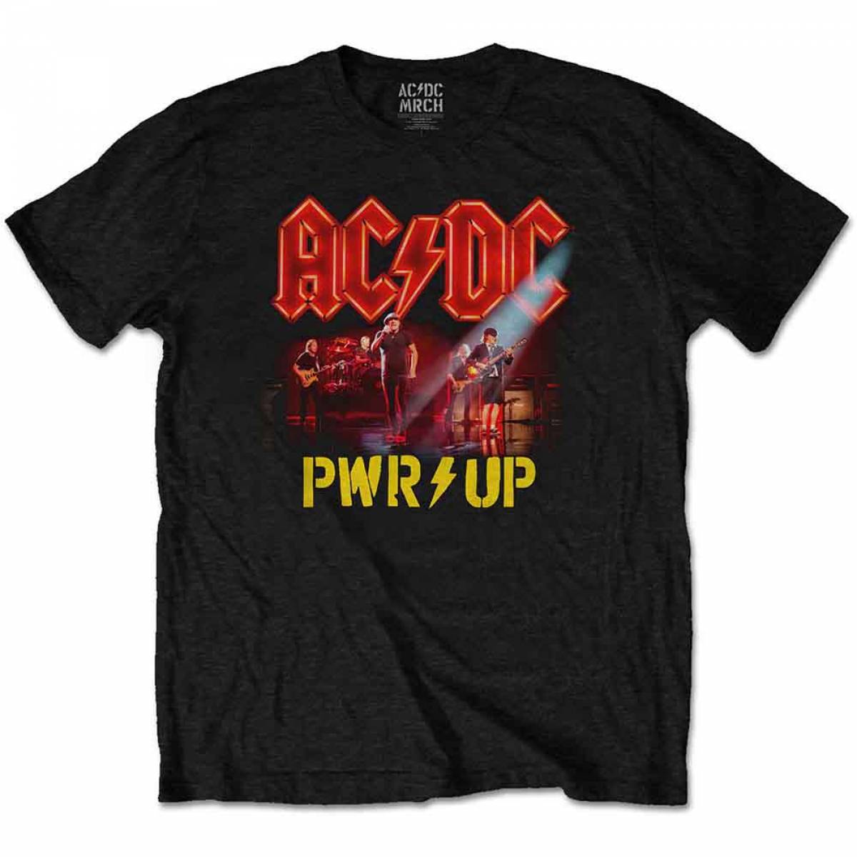 【予約商品】AC/DC ユニセックスTシャツ: Neon Live