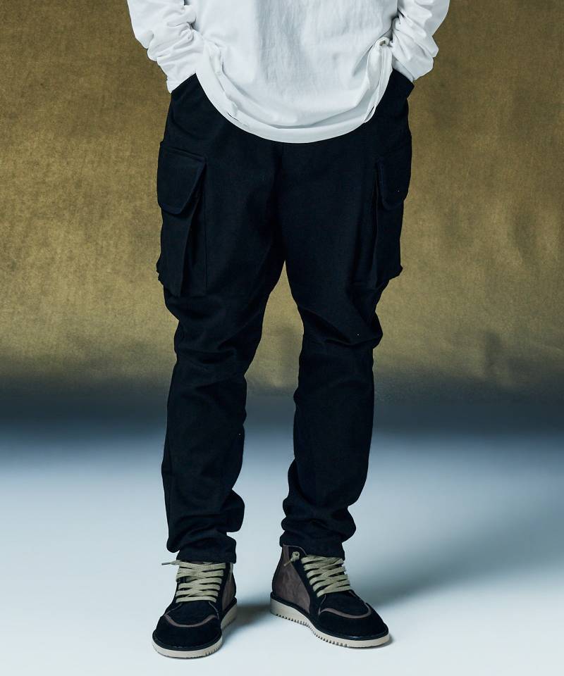 【予約商品】glamb(グラム) Jodhpurs Cargo Pants / ジョッパーズカーゴパンツ - Black
