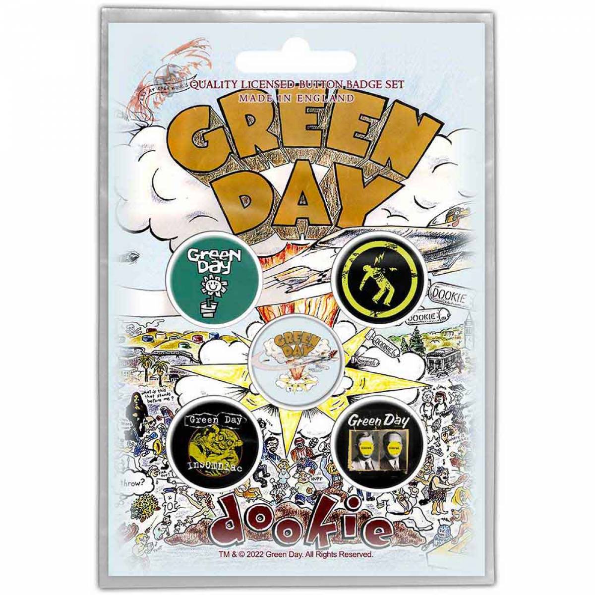 【予約商品】GREEN DAY Button Badge Pack: Dookie