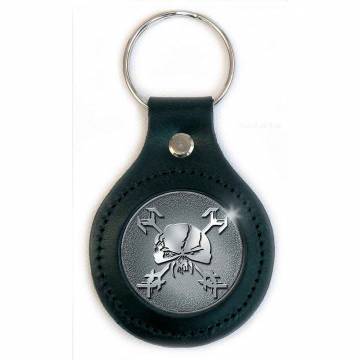 【予約商品】IRON MAIDEN Keychain: Final Frontier Icon (Leather Fob)