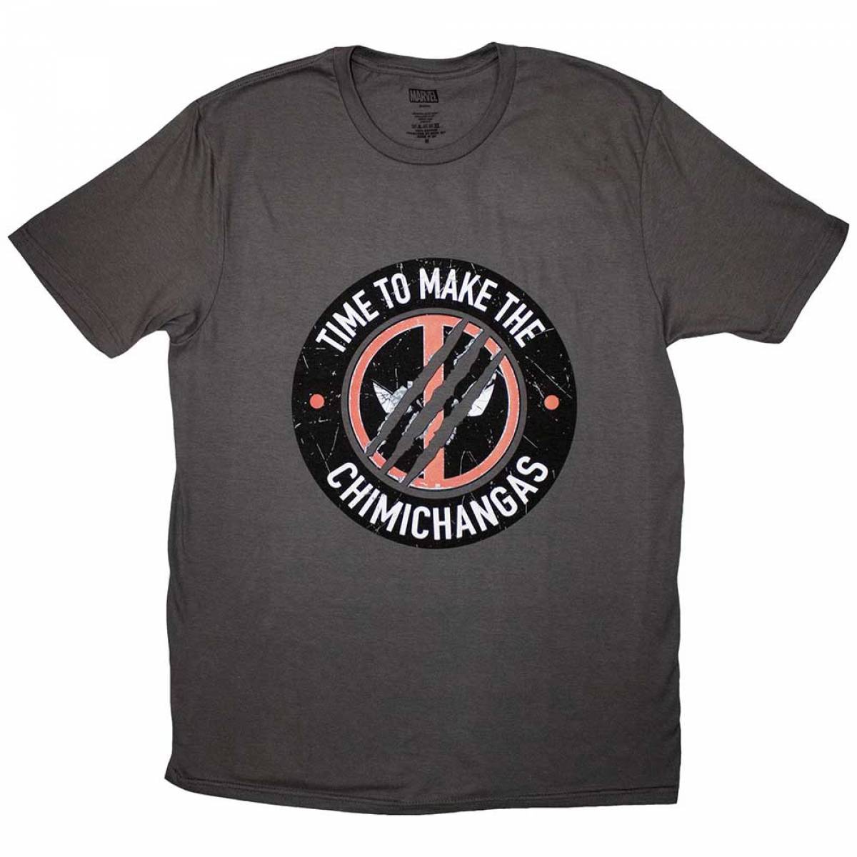 【予約商品】MARVEL COMICS ユニセックスTシャツ: Deadpool Chimichanga