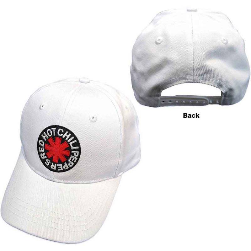 【予約商品】RED HOT CHILI PEPPERS Unisex Baseball Cap: Classic Asterisk (White)