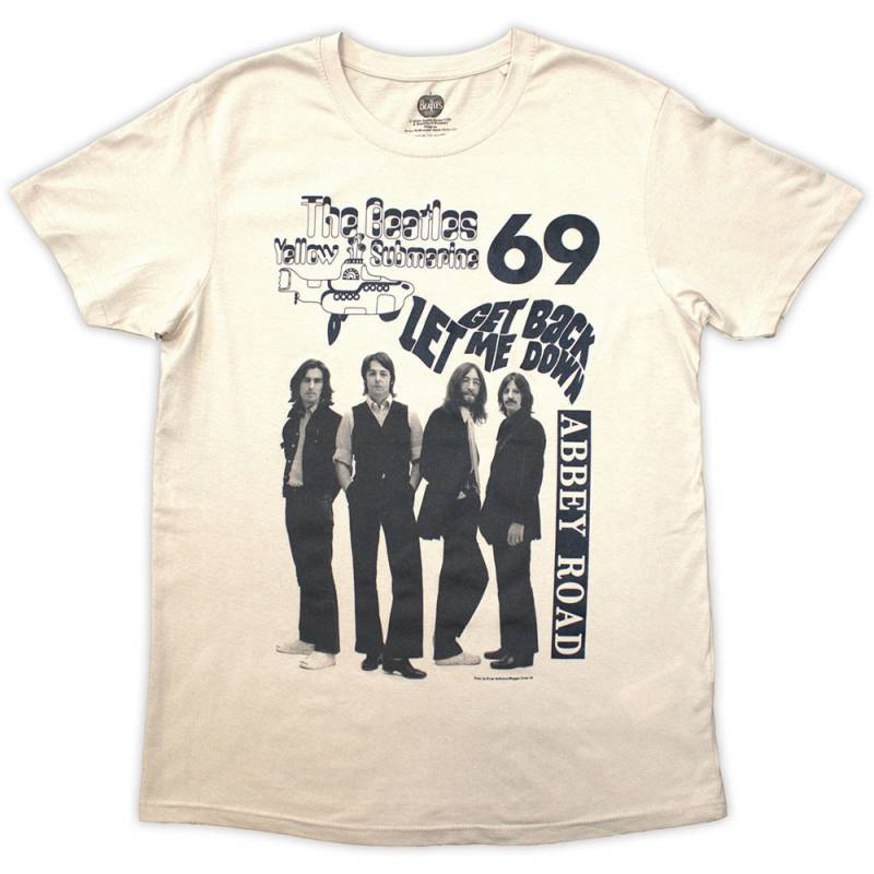 【予約商品】THE BEATLES バンドTシャツ ユニセックス: 1969 (Sand)