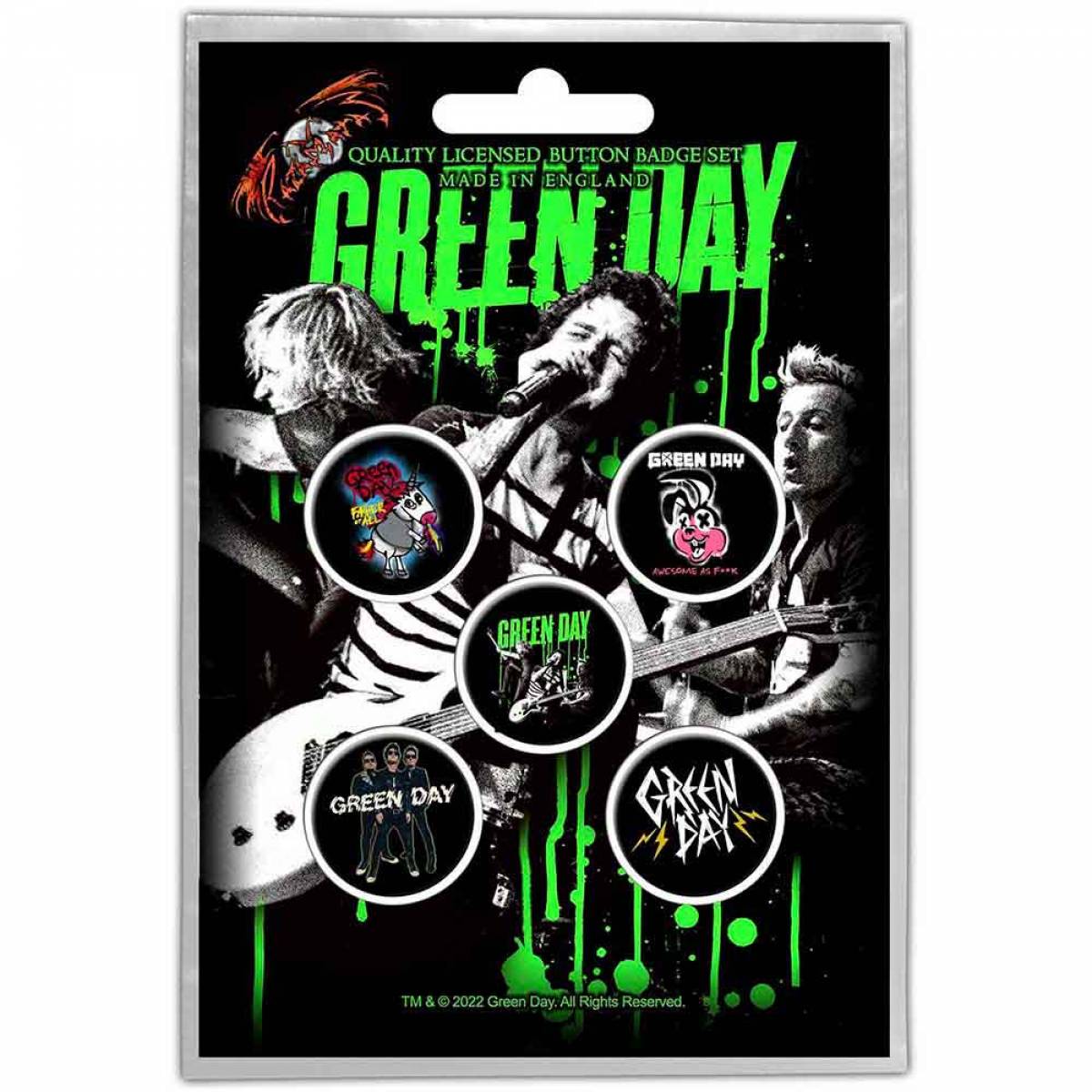【予約商品】GREEN DAY Button Badge Pack: Revolution