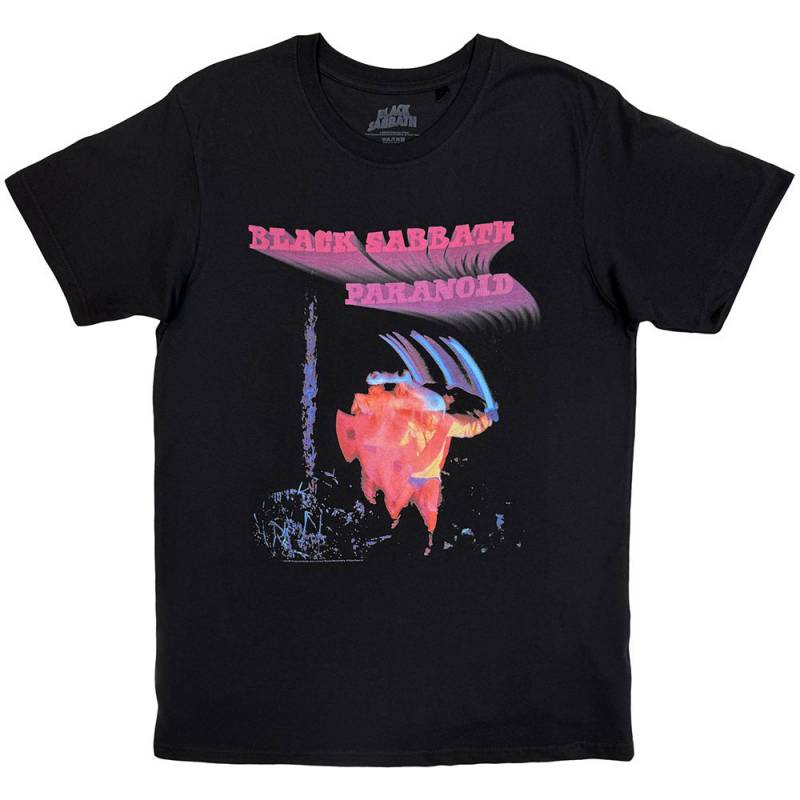 【予約商品】BLACK SABBATH バンドTシャツ ユニセックス: Paranoid Motion Trails (Black)