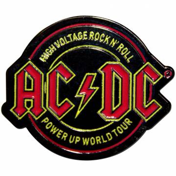【予約商品】AC/DC Pin Badge: High Voltage Rock N Roll PWR-UP World Tour (Ex-Tour)