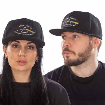 【予約商品】PINK FLOYD Unisex Snapback Cap: The Dark Side of the Moon Black Border (Black) - BLACK
