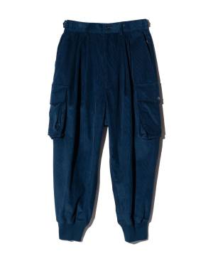 【予約商品】glamb(グラム)GB0125/P13 : Corduroy Deformed Pants / コーデュロイディフォームパンツ - Blue