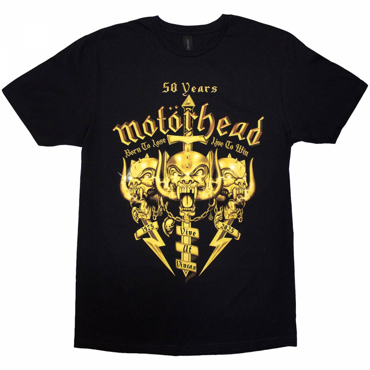 予約商品】MOTORHEAD バンドTシャツ ユニセックス: 50 Years