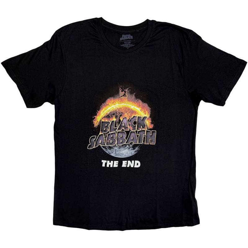 【予約商品】BLACK SABBATH バンドTシャツ ユニセックス: The End (Black)