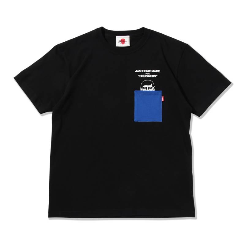 【予約商品】PUNK DRUNKERS (パンク・ドランカーズ) ［PDSxJAM HOME MADE］ポケットからアイツTEE - BLACK
