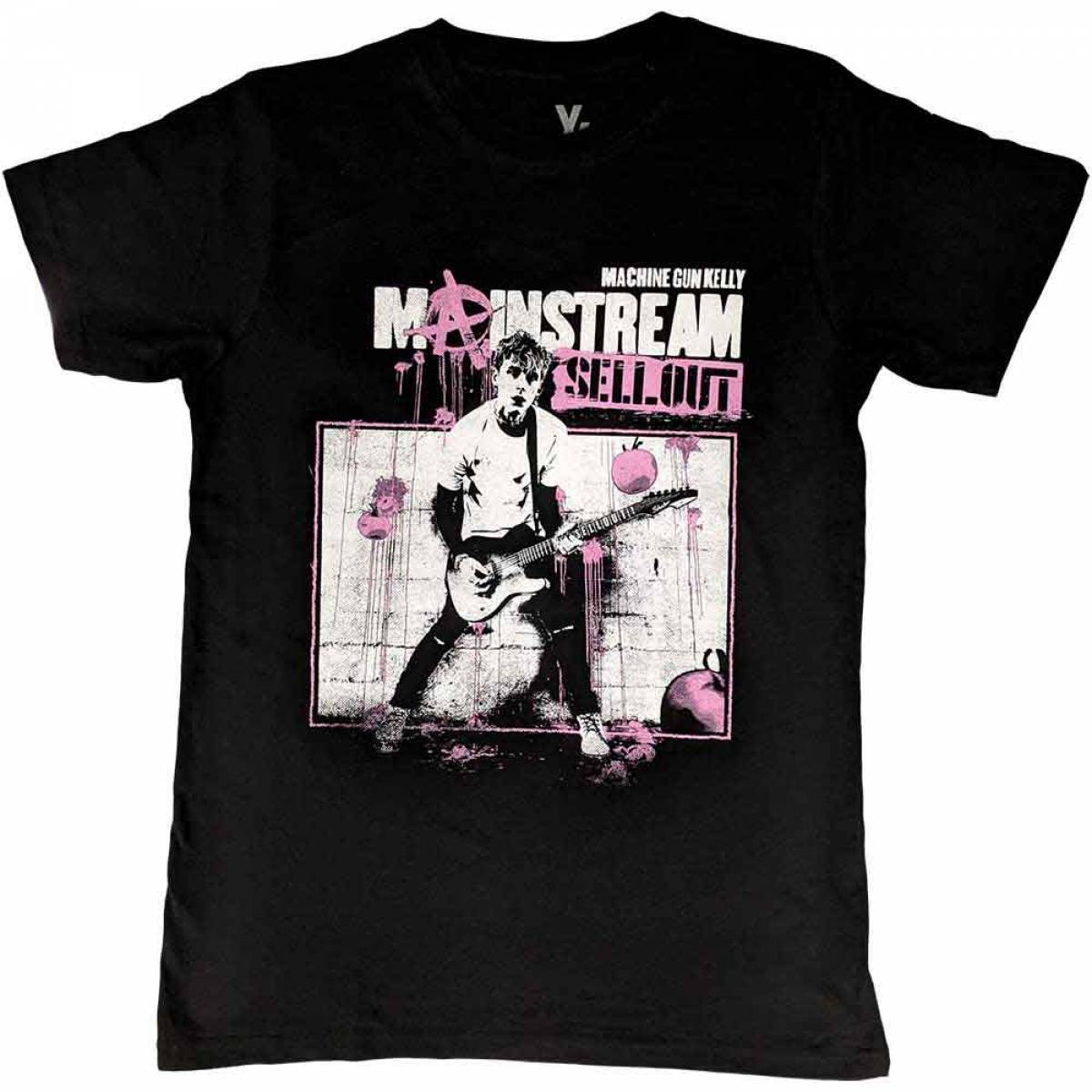 【予約商品】MACHINE GUN KELLY バンドTシャツ ユニセックス: Digital Cover (Black) - BLACK