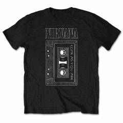 【予約商品】NIRVANA バンドTシャツ ユニセックス: As You Are Tape (Black)