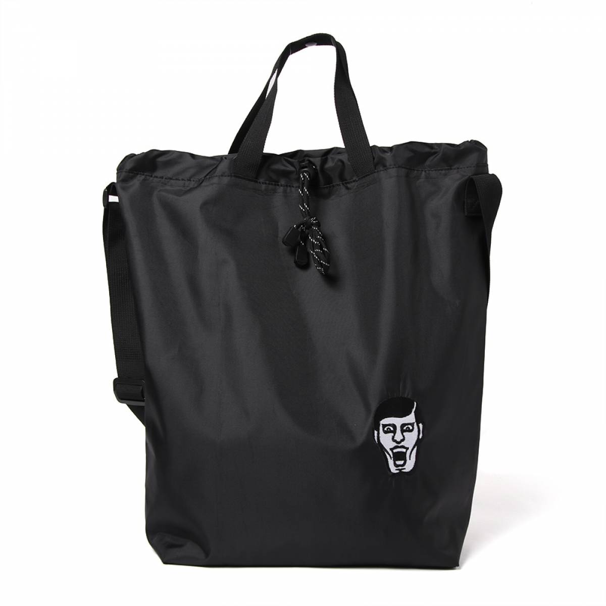 【予約商品】PUNK DRUNKERS (パンクドランカーズ) あいつパッカブルトートBAG - BLACK