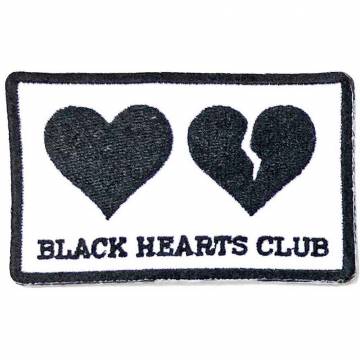 【予約商品】YUNGBLUD Woven Patch: Black Hearts Club (Standard)