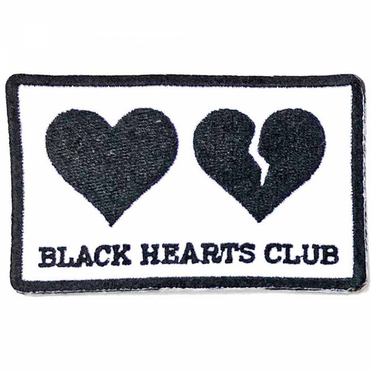 【予約商品】YUNGBLUD Woven Patch: Black Hearts Club (Standard)