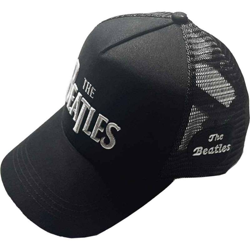 【予約商品】THE BEATLES Unisex Mesh Back Cap: Drop T Logo & Apple (Black)