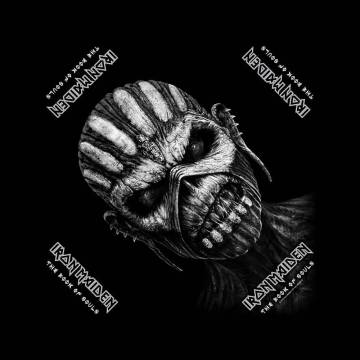 【予約商品】IRON MAIDEN Unisex Bandana: The Book of Souls - BLACK