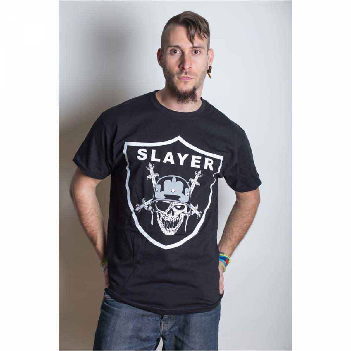 【予約商品】SLAYER バンドTシャツ ユニセックス: Slayders (Black) - BLACK