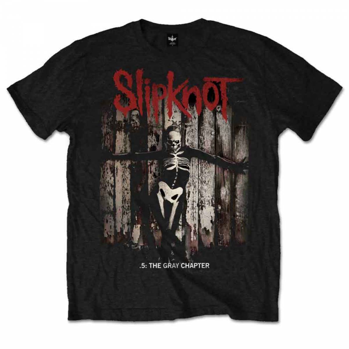 【予約商品】SLIPKNOT バンドTシャツ ユニセックス: .5: The Gray Chapter Album (Black) - BLACK