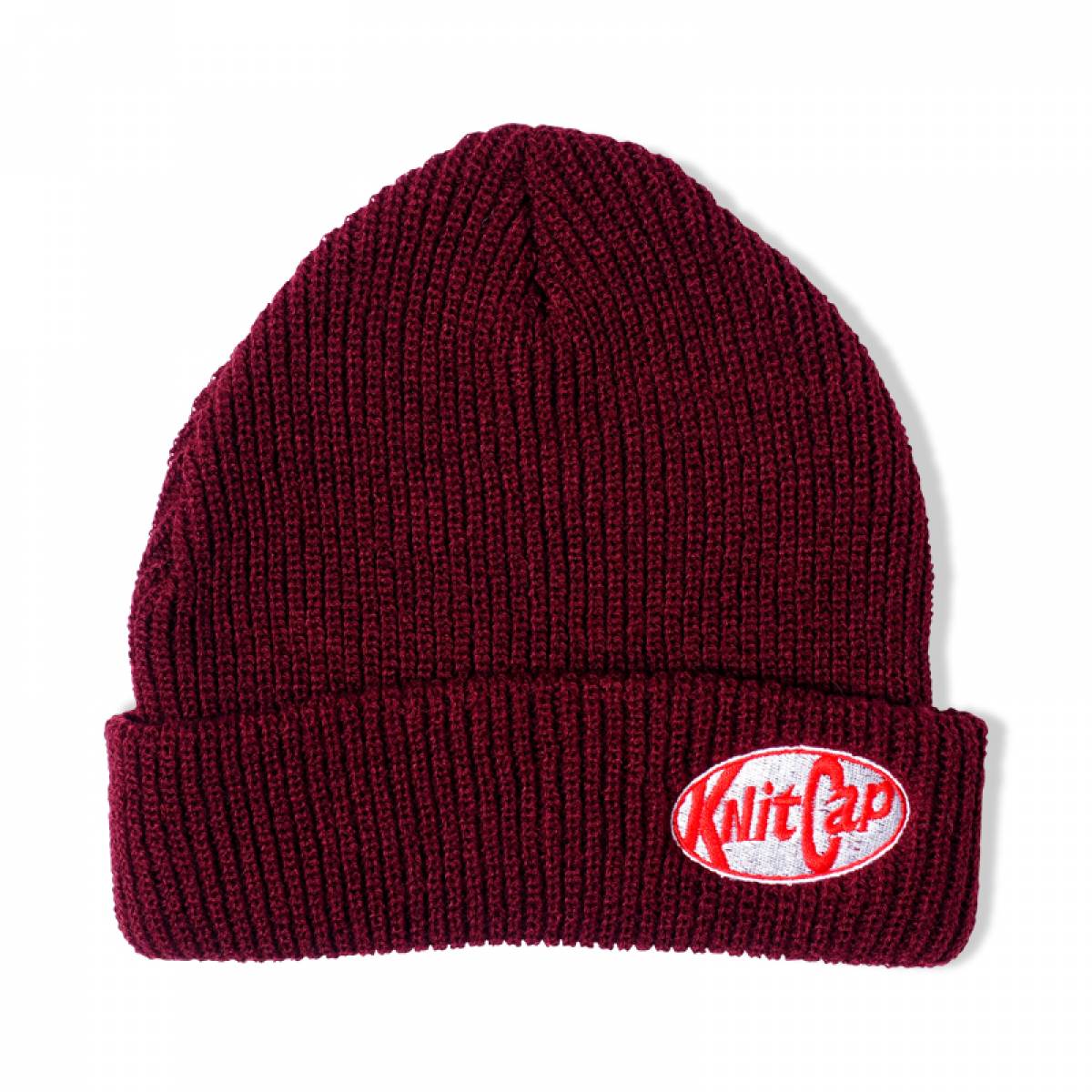 PUNK DRUNKERS ニットCAPニットCAP - BURGUNDY