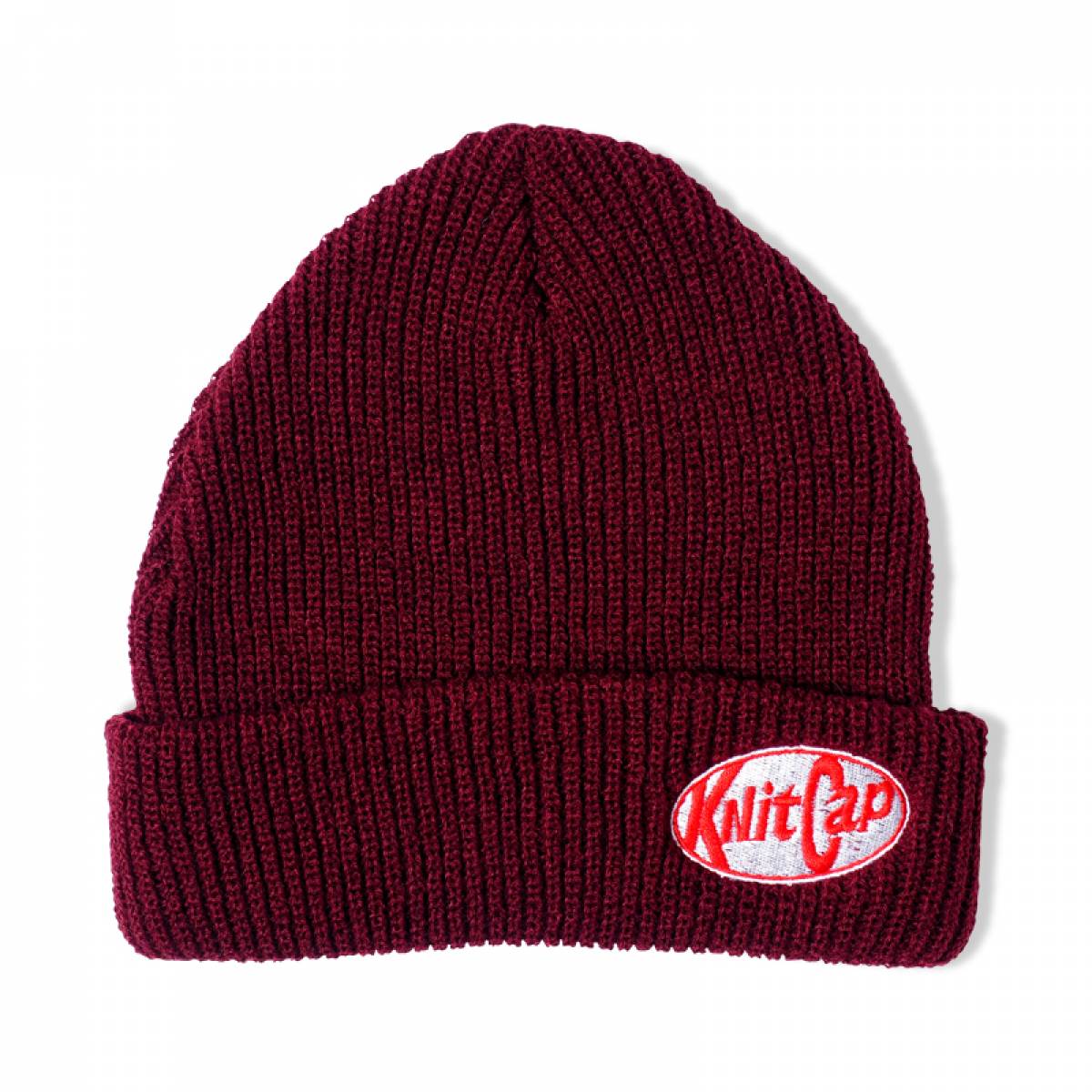 PUNK DRUNKERS ニットCAPニットCAP - BURGUNDY