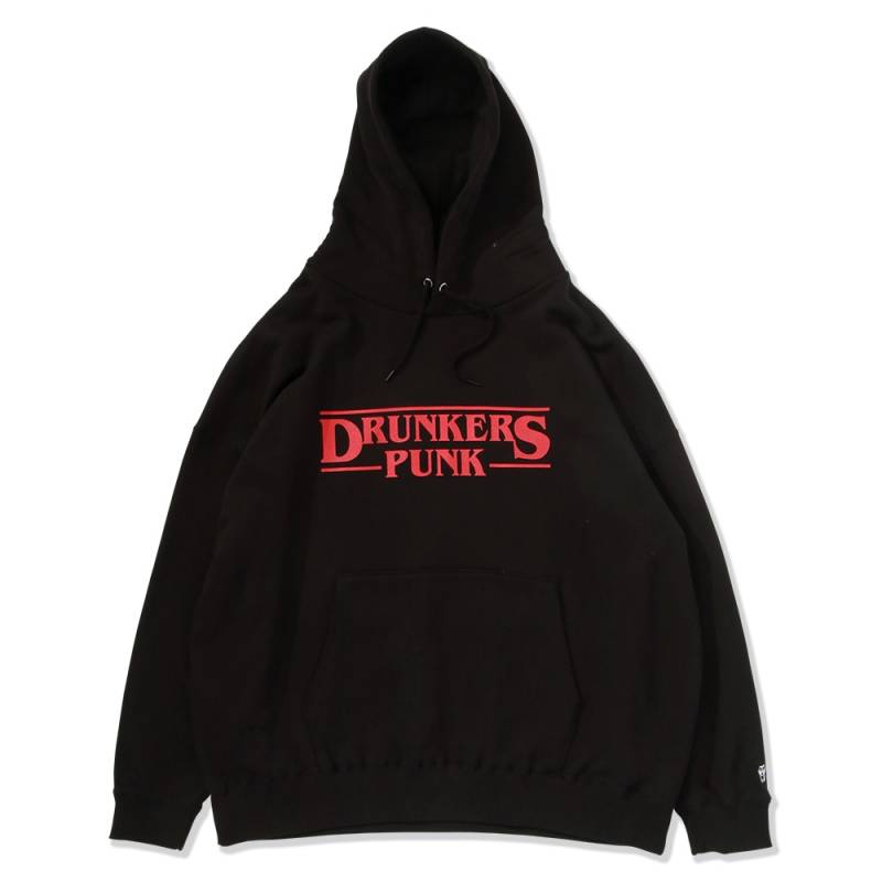 【予約商品】PUNK DRUNKERS (パンク・ドランカーズ) DRUNKERS PUNK.BIGパーカ - BLACK